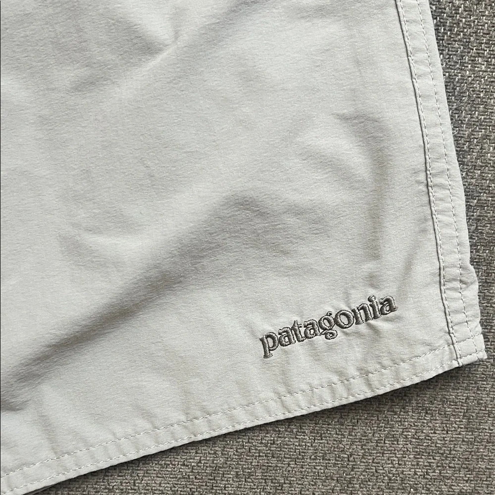 Patagonia Men's Light Gray Flat Front Shorts